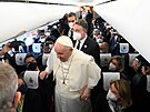 Pape Frantiek na cest na dvoudenní návtvu Malty (2. dubna 2022)