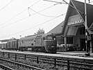 Sergej T679.1287 v ele manipulaního vlaku v zastávce Bystika (26. 7. 1980)
