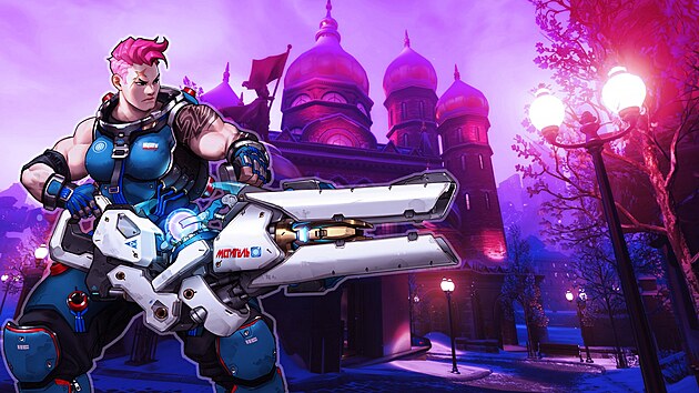 Ruská voja�ka Zarya ze hry Overwatch
