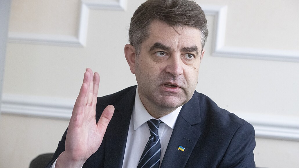 Odvolaný velvyslanec Ukrajiny Jevhen Perebyjnis