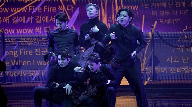Korejsk kapela BTS na cench Grammy