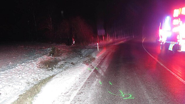 Nehoda se stala mezi Li�ovem a �t�p�novicemi.