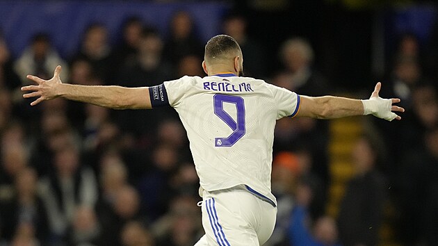 Karim Benzema z Realu Madrid slav gl.