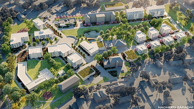 Urbanisticko-architektonick� studie are�lu b�val�ch kas�ren v Nov�m M�st� nad Metuj�.