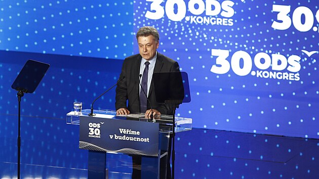 Ministr spravedlnosti Pavel Blaek na sjezdu ODS (8. dubna 2022)