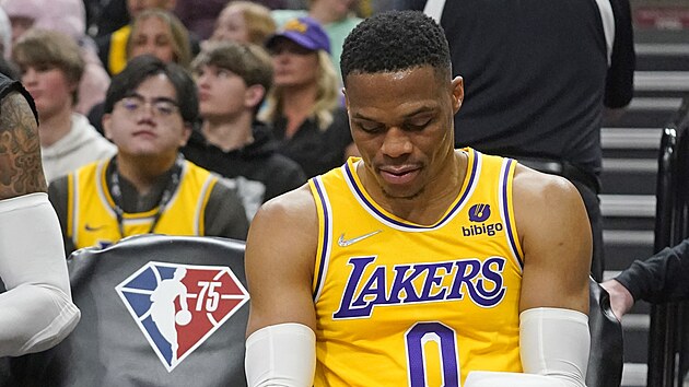 Russell Westbrook zklaman z vkonu Los Angeles Lakers