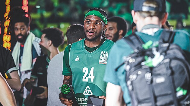 Lamb Autrey jako vtz All-Star Game KNBL v st nad Labem