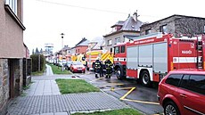 V Opav hasii zasahovali u poáru bytu. (9. dubna 2022)