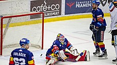 tvrtý zápas semifinále play off hokejové extraligy: HC Motor eské Budjovice...