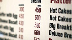 Ve Velké Británii se nov� na jídelních lístcích velkých gastro provoz� musí...