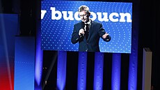 Dvoudenní volební kongres ODS v praské hale O2 universum. Na snímku Milo...