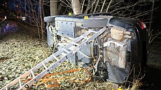 �idi�ka na Jablonecku nezvládla �ízení a po st�etu s protijedoucím vozidlem...