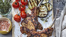 Grilovan� kotleta s ho��i�nou marin�dou