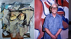 Malí� Willem de Kooning a jeho obraz Willem de Kooning