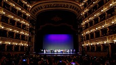 Vystoupení Ballet for Piece v italské Neapoli.