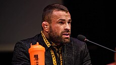 Karlos Vémola na tiskové konferenci Oktagonu v Ostrav�