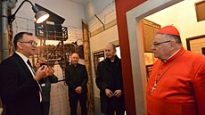Muzeum si prohlédl i kardinál Dominik Duka.
