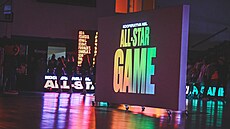 Momentka z All-Star Game KNBL v Ústí nad Labem
