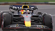 Max Verstappen během kvalifikace na Velkou cenu Austrálie formule 1