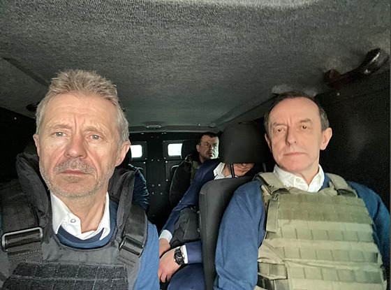 Milo Vystril spolu s marálkem polského Senátu Grodzkým jedou na Ukrajin...