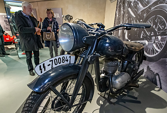 V Plasích na Plzesku vystavuje Národní technické muzeum unikátní motocykly...