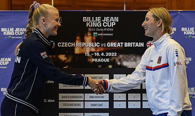 Boj o finále BJK Cupu s Britkami zahájí Vondroušová, dvojkou Martincová