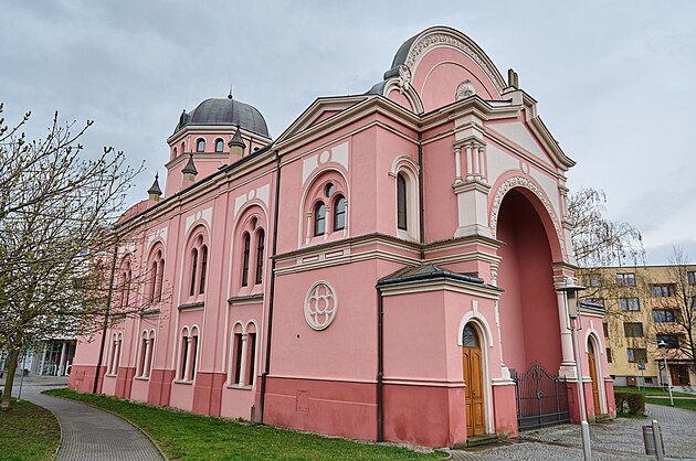 Knihovna Bedicha Benee Buchlovana v Uherském Hraditi (duben 2022)