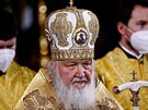 Moskevský patriarcha Kirill (6. ledna 2022)