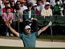 Finále golfového Masters v August - Rory McIlroy.