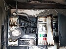 Po��r kuchy�sk� linky v byt� v Brand�se nad Labem zp�sobil �kodu p�l milionu...