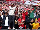 Fanouci Liverpoolu ped semifinálovým utkáním anglického poháru proti...