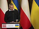 Rakouský kanclé Karl Nehammer jednal v Kyjev s ukrajinským prezidentem...