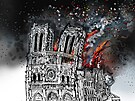 Z plakátu filmu Notre-Dame v plamenech
