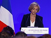 Kandidátka Republikán� Valérie Pécresseová po neúsp�chu v prvním kole...