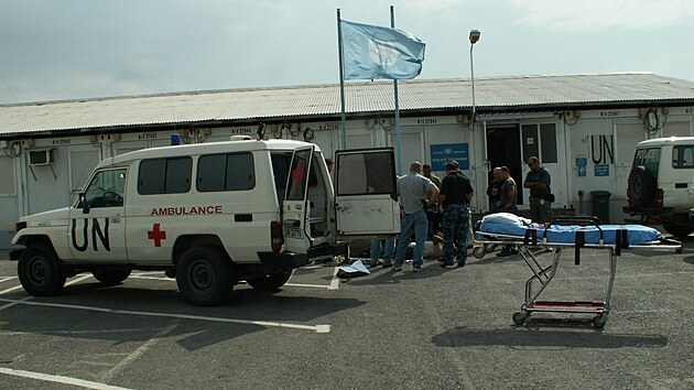 Nostka, kter parta nyn vyrb se pouvala i na misi v Kosovu v roce 2008, kde Radovan absolvoval kurz taktick medicny.