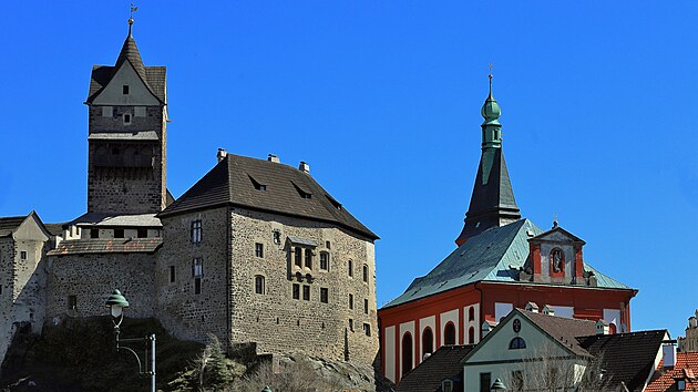 Loketsk hrad a kostel sv. Vclava