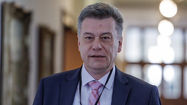 Ministr spravedlnosti Pavel Blaek pi pchodu na jednn vldy (13. dubna 2022)