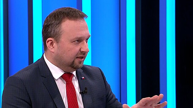 Místopředseda vlády a ministr práce a sociálních věcí Marian Jurečka /KDU-ČSL/ na CNN Prima News