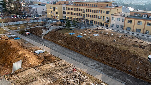 V olomouck fakultn nemocnici jsou nyn v plnm proudu rzn stavebn prce vetn peloek inenrskch st.