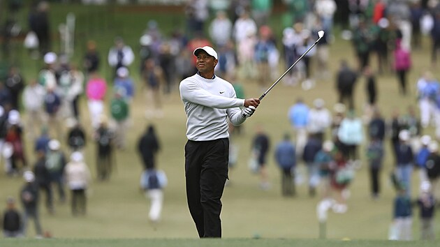 Tiger Woods na golfovém Masters v Augustě