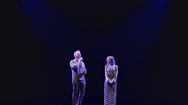 Tom Klus a Veronika Khek Kubaov se pedstav v hlavnch rolch Svrkova muziklu Branick zzrak (19. dubna 2022).