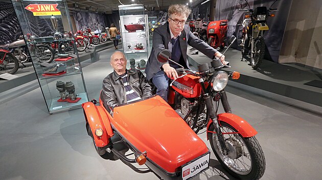 V Plasích na Plzeňsku vystavuje Národní technické muzeum unikátní motocykly Jawa. Jde většinou o prototypy a vývojové stroje. (8. 4. 2022)