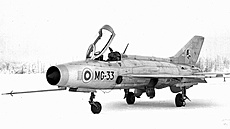 MiG-21F-13 v barvách finského letectva