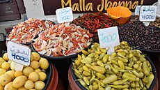 Tuniské trhy a zvyšující se ceny potravin (9. dubna 2022)
