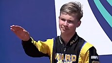 Patnáctiletý ruský závodník Arťom Severjuchin