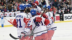 Radost eských hokejist.