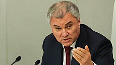 Pedseda Státní dumy Vjaeslav Volodin je hlavním loajalistou ruského...