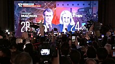 Ovace i slzy zklamání. První kolo prezidentských voleb ve Francii vyhrál Macron | na serveru Lidovky.cz | aktuální zprávy