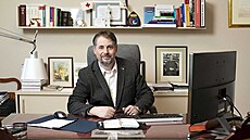 Prezident �eského �erveného k�í�e Marek Jukl. (14. dubna 2022)