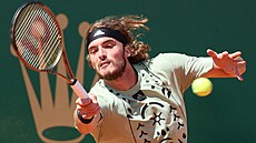 Stefanos Tsitsipas ve finálovém souboji s Alejandrem Davidovichem.